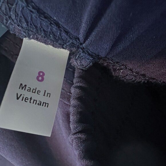 Athleta La Viva Stretch Activewear Capri Jogger Pant Blue 8 REI - Picture 11 of 16